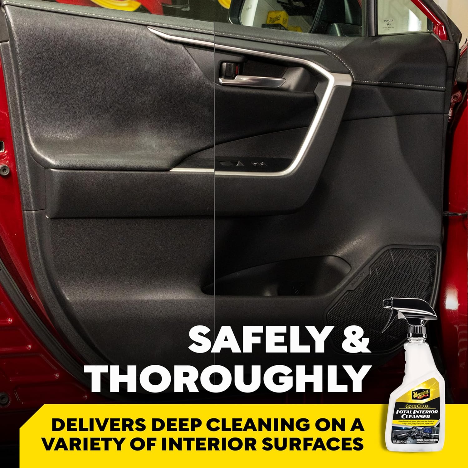 Meguiar's Gold Class Total Interior Cleanser, 16 Oz | Total Interior Cleaner Safely Cleans Dash, Door Panels, Cloth&Fabric, Plastic, Vinyl & More for Fresh Car Interiors - Image 2