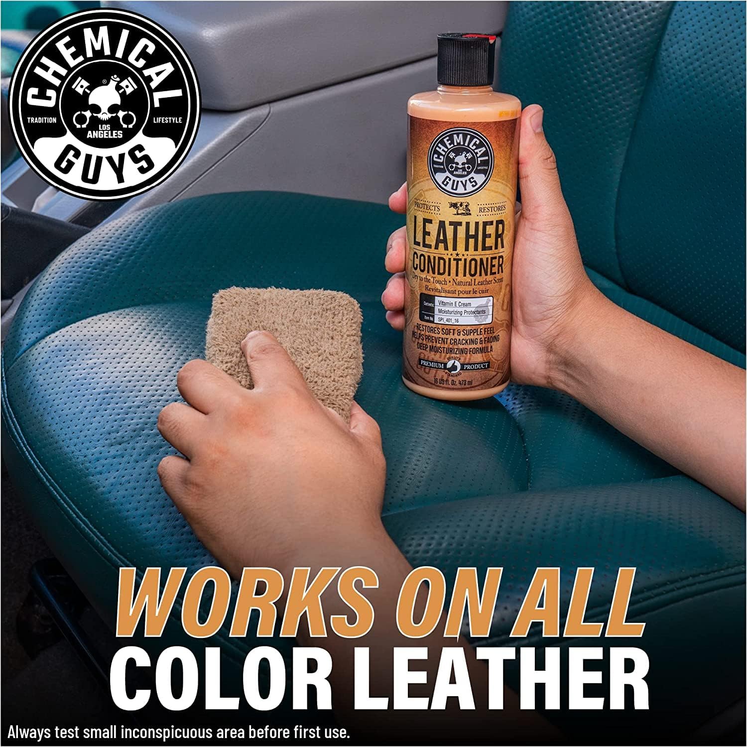 Chemical Guys, Vintage Series Leather Conditioner for Car Interiors, 16 oz | Nourishes and conditions natural, synthetic and faux leather seats, keeping them soft, supple and protected - Image 13