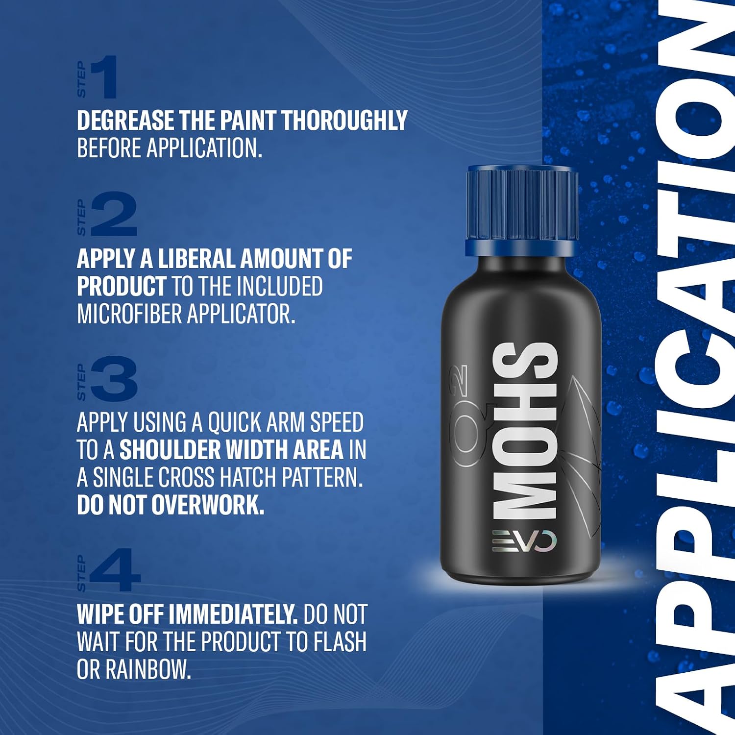 GYEON MOHS EVO Ceramic Coating for Cars High Gloss and Super Slick 30ml | Professional SiO2 ceramic coating delivers deep gloss and up to 3 years of hydrophobic UV protection — single-layer DIY. - Image 4